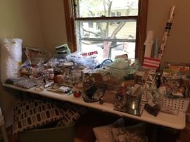 Scrap booking supplies galore!