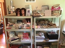 Loads of scrap material, scrap booking paper