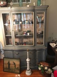 Cabinet sooo beautiful. Distressed wood