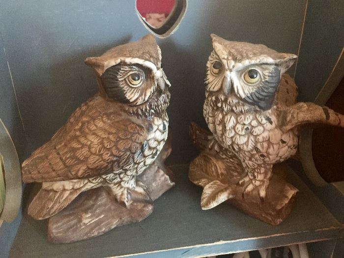 Ceramic owls