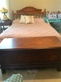 Cedar trunk and bedroom set