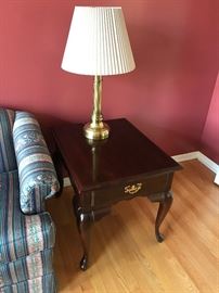 End tables and lamps