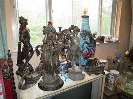 Bronze statues
