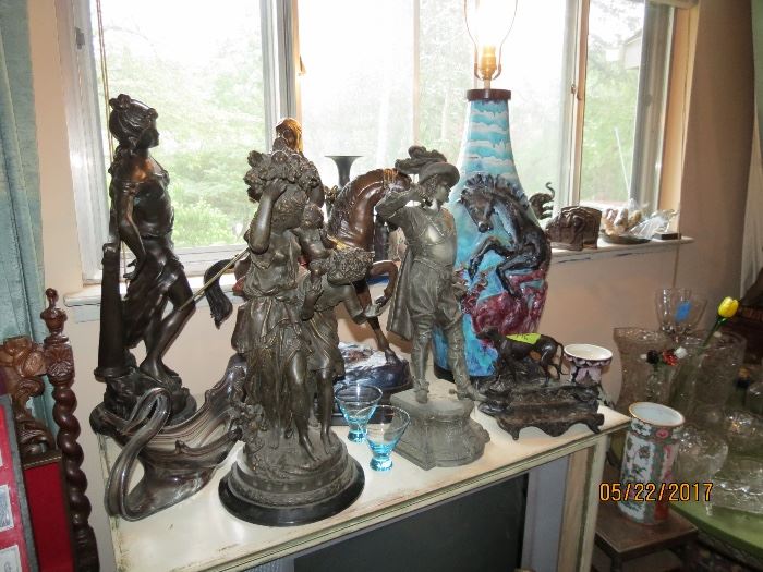 Bronze statues
