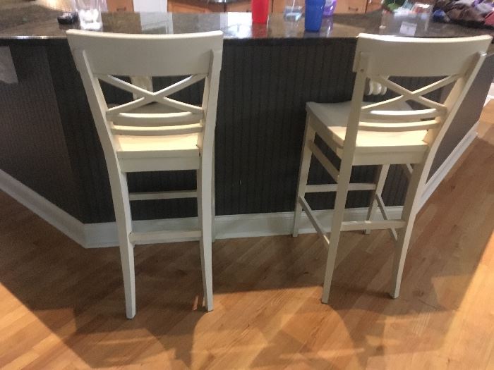 Counter stools by Ethan Allen