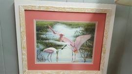 Spoonbill Print