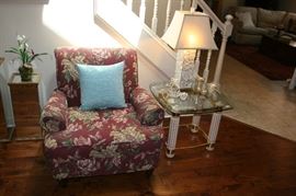 Floral Armchair