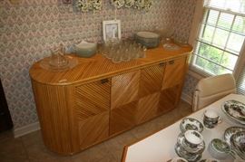 Retro Bamboo Sideboard from Bloomingdale's NY