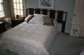 Full Bed with King Headboard