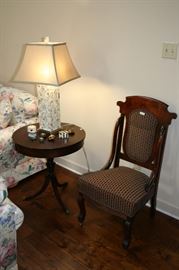 Antique Chair with Casters