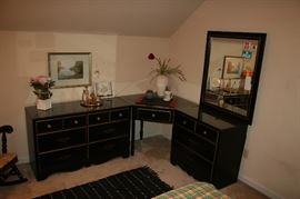Dresser, Corner Table, Chest of Drawers with Mirror