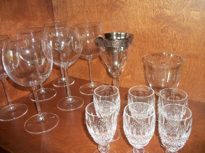 Waterford crystal sherry glasses