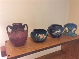 Roseville Carnelian 2 and other Roseville