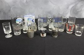 shot glasses