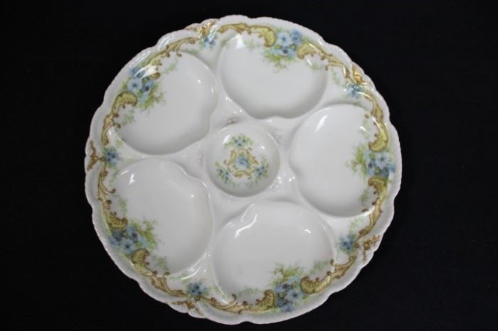 Limoges oyster plate