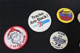 vintage button pins