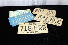 NJ license plates
