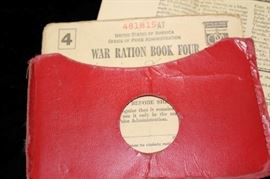WWII ration books