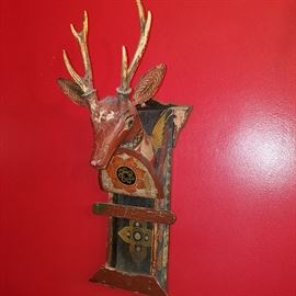 Folk art wall hanging