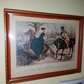 Equestrian print