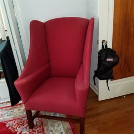 Shaker style wingback chair