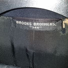 Close up of tag in tuxedo