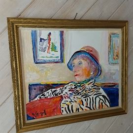 Richard Spiegel portrait.  Approx 20" x 24"