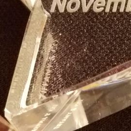 Tiffany & Co signature on star paperweight