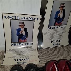 Neiman-Marcus 75th Diamond Jubilee poster, one signed by "Uncle Stanley"