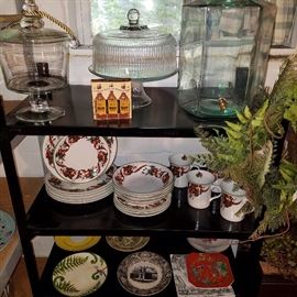 Holiday dishes, etc.