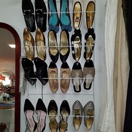 Shoes including Italian, Escada, etc....check out the next few photos....