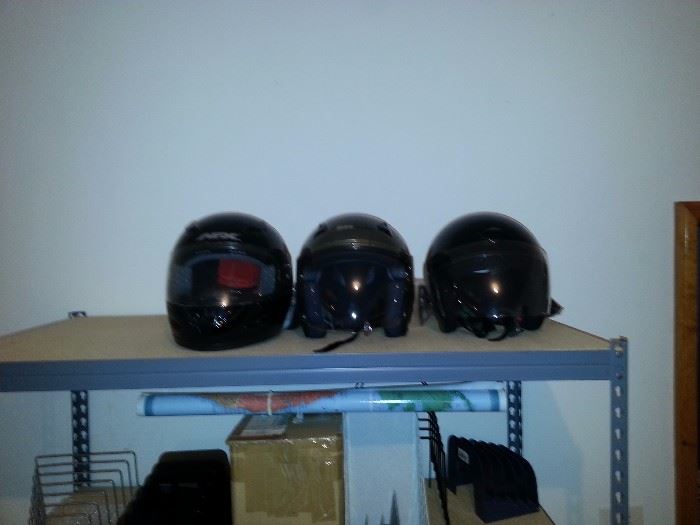 Motorcycle helmets (Harley Davidson & Others) $40 each 