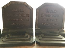 Bradley and Hubbard bookends  from the 1930’s