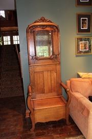 Vintage Oak Hall Tree