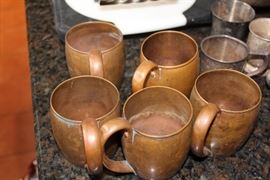 Copper mugs