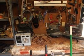 Contractors fan, light and powerstation