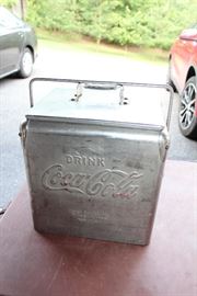 1950's Steel six pack Coca cola cooler RARE!!