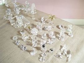 Swarovski crystal animals - a real glass menagerie!