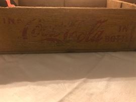 Coca-Cola vintage wood crate