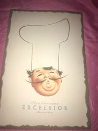 Excelsior Amsterdam restaurant menu
