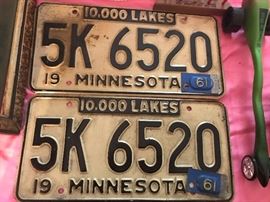 1961 license plates