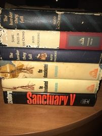 Signed books by Budd Schulberg 