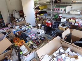 Garage is jammed packed