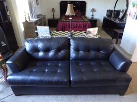 leather sofa (also matching love seat)