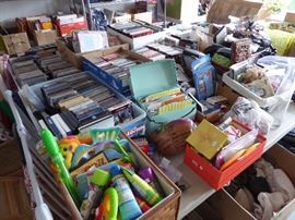 Garage is jammed packed