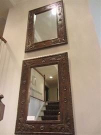 2 LARGE MIRRORS