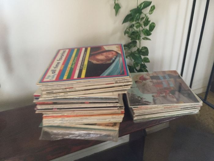 Vinyl record collection 