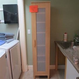 IKEA cabinet with six adjustable shelves