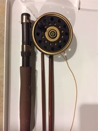 ANTIQUE FISHING RODS AND REELS