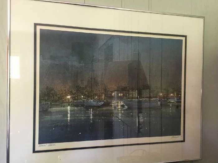 Belmont Harbor By Tom Lynch AP with Certificate